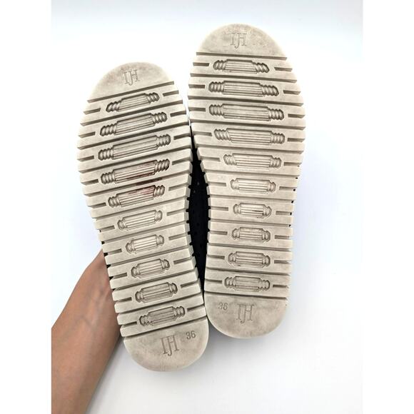 Ilse Jacobsen Hornbæk Tulip Women's Platform Slip-On Shoes Black Size US5.5 EU36 - Picture 8 of 11